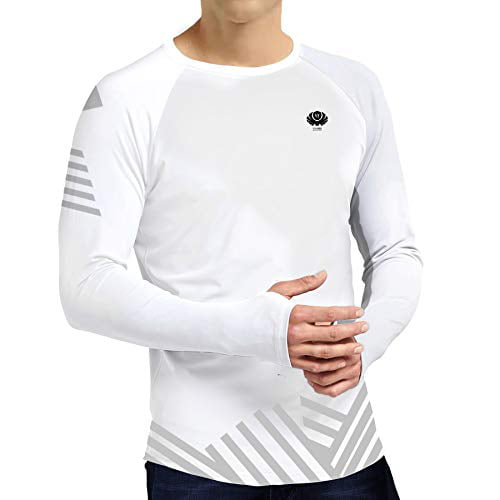 voofly Men’s UV Sun Protection Long Sleeve T-Shirts UPF 50 Shirts Outdoor Lightweight 